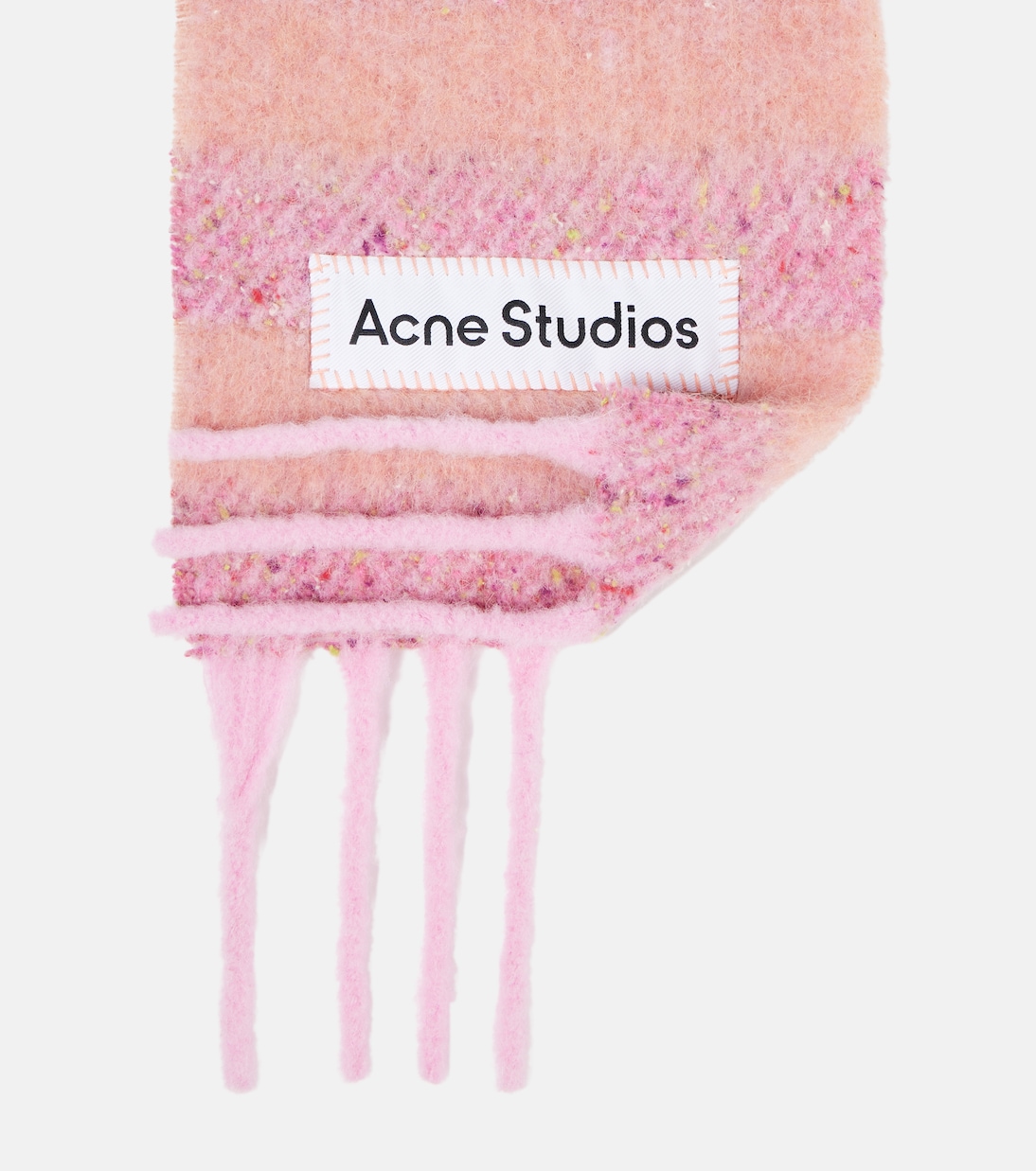 Striped wool-blend scarf | Acne Studios