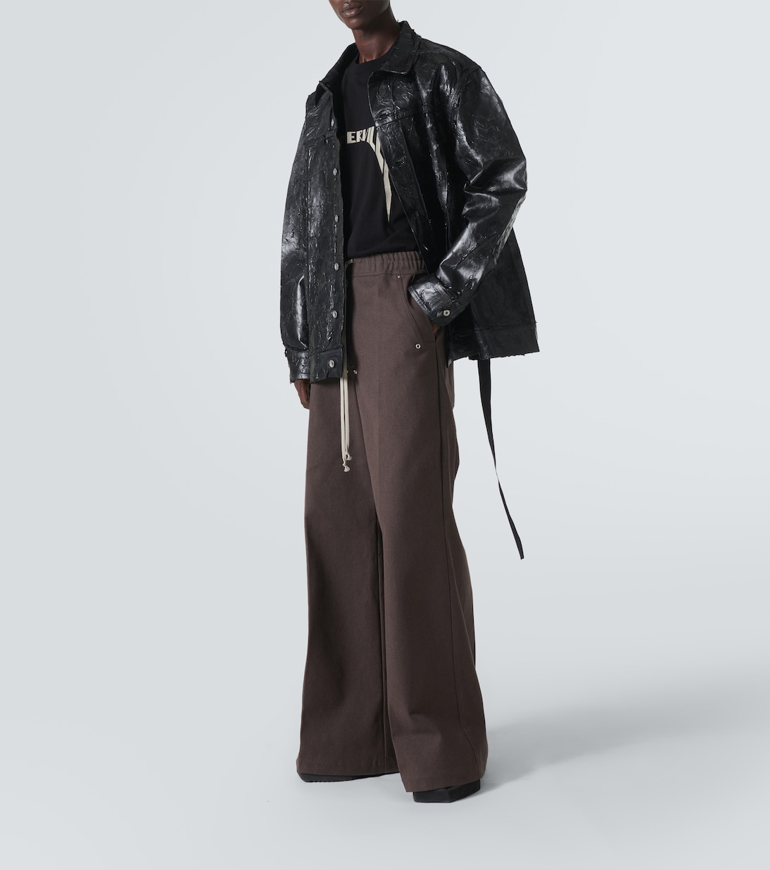 Beschichtete Jeansjacke  | Rick Owens