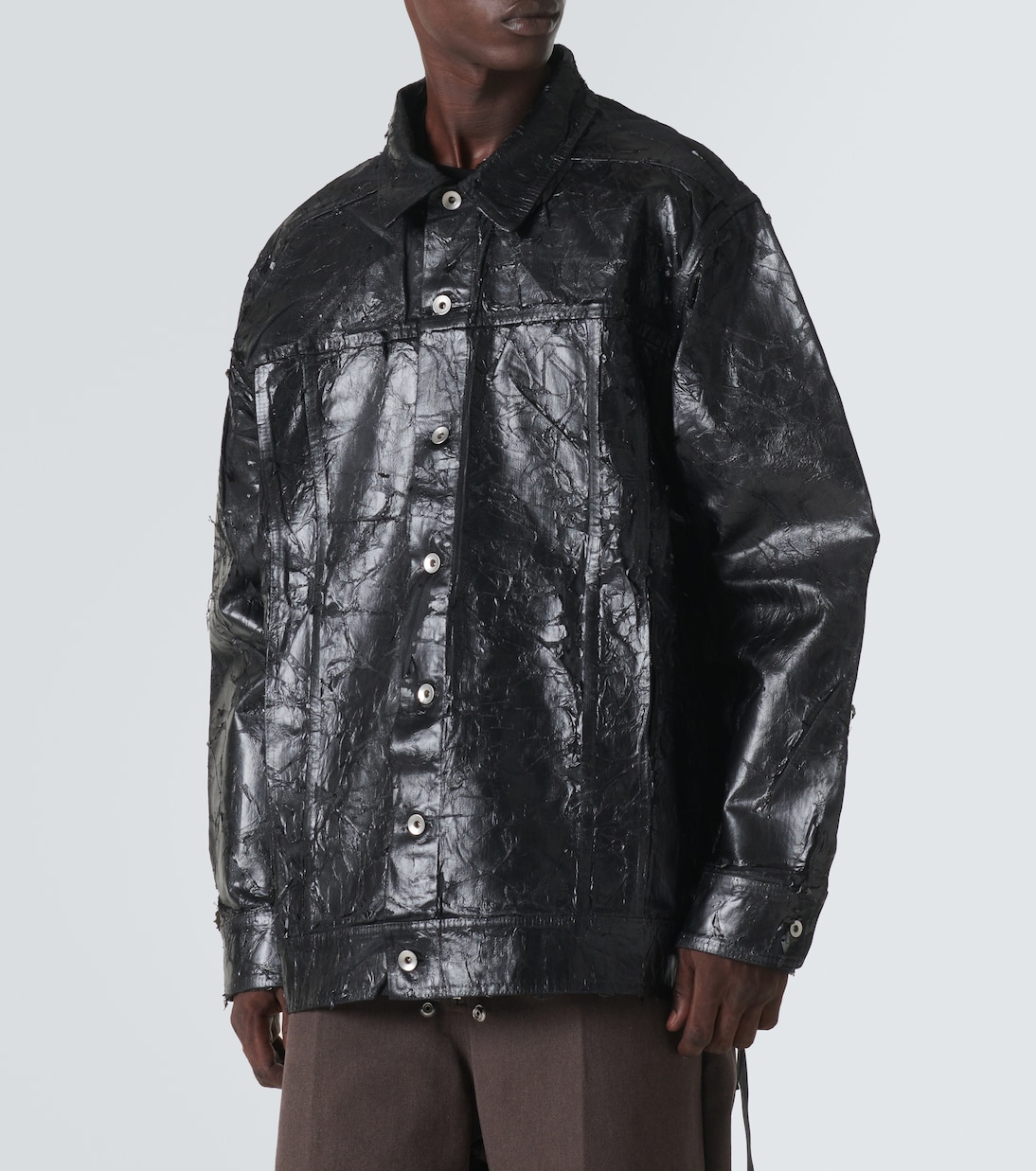 Beschichtete Jeansjacke  | Rick Owens