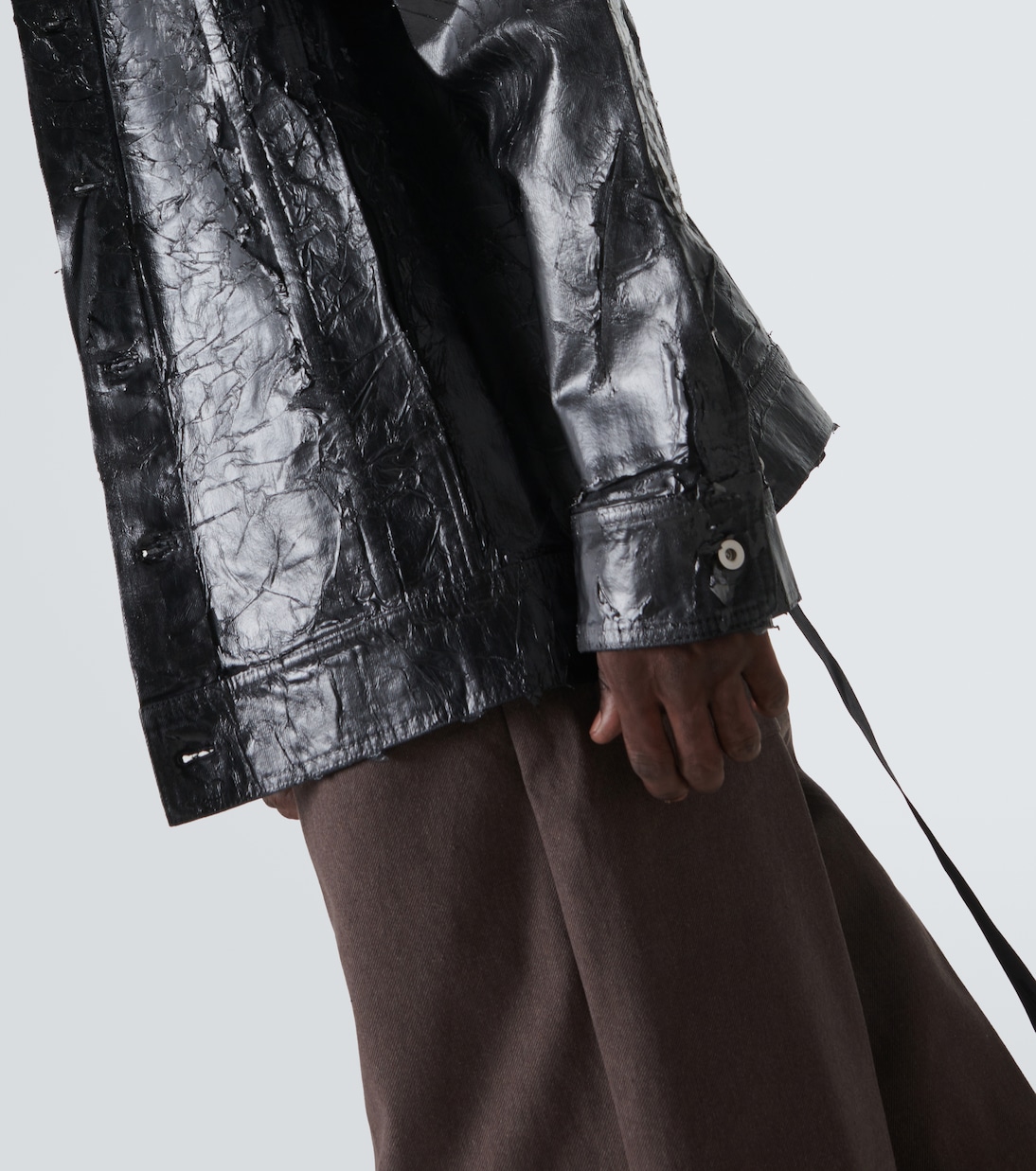 Beschichtete Jeansjacke  | Rick Owens