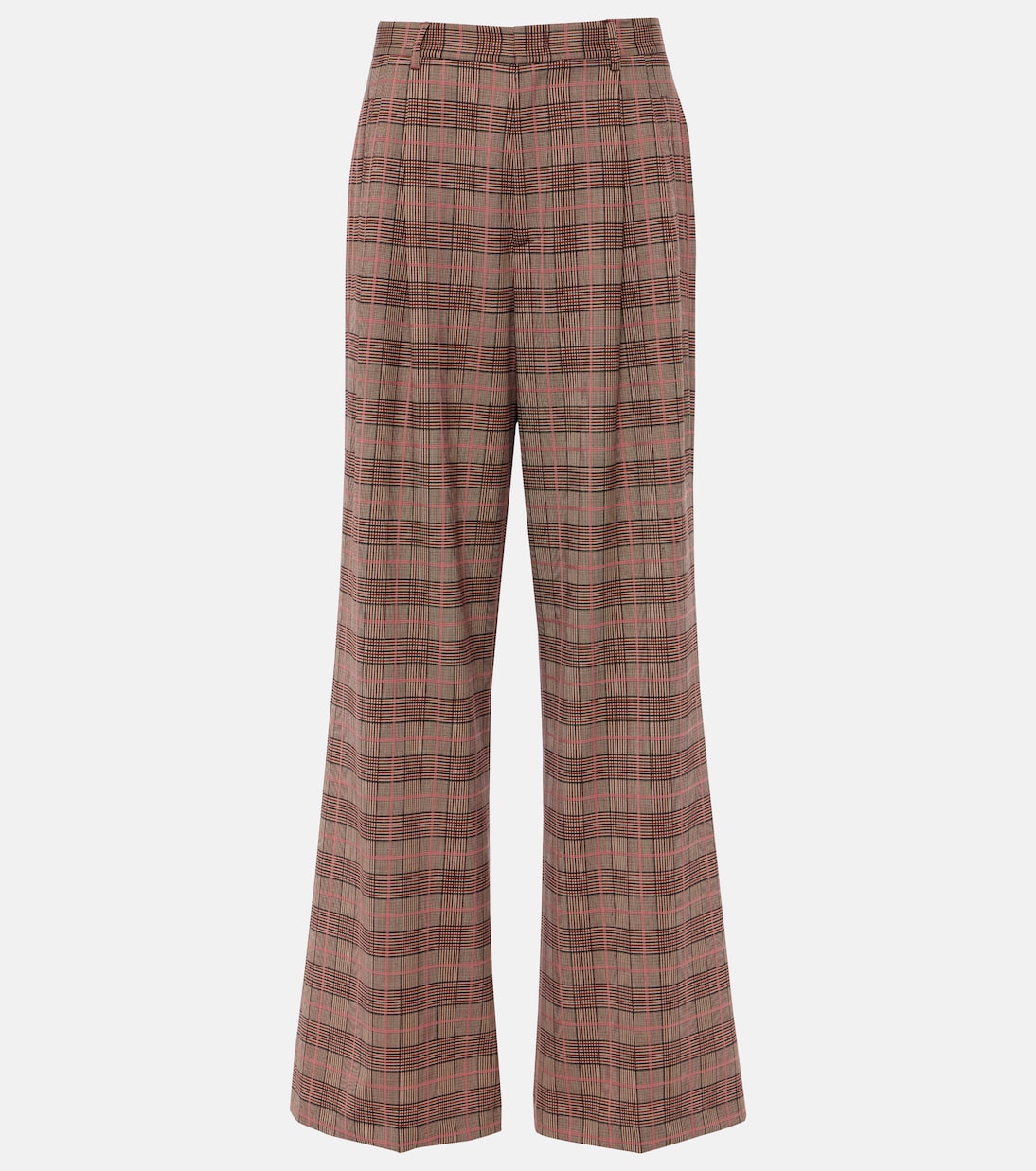 Checked high-rise wide-leg pants | Etro