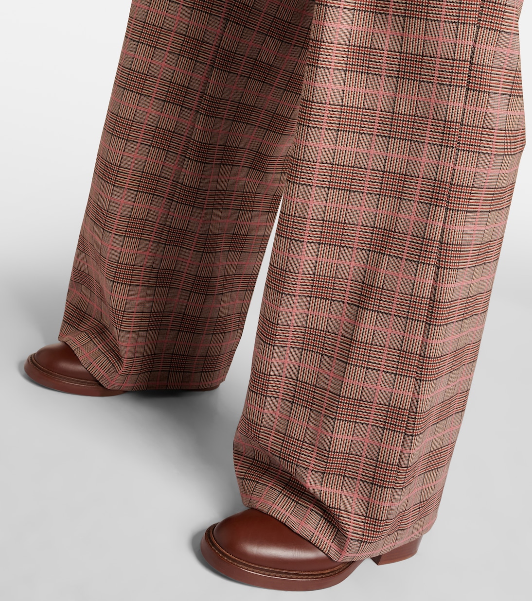 Checked high-rise wide-leg pants | Etro