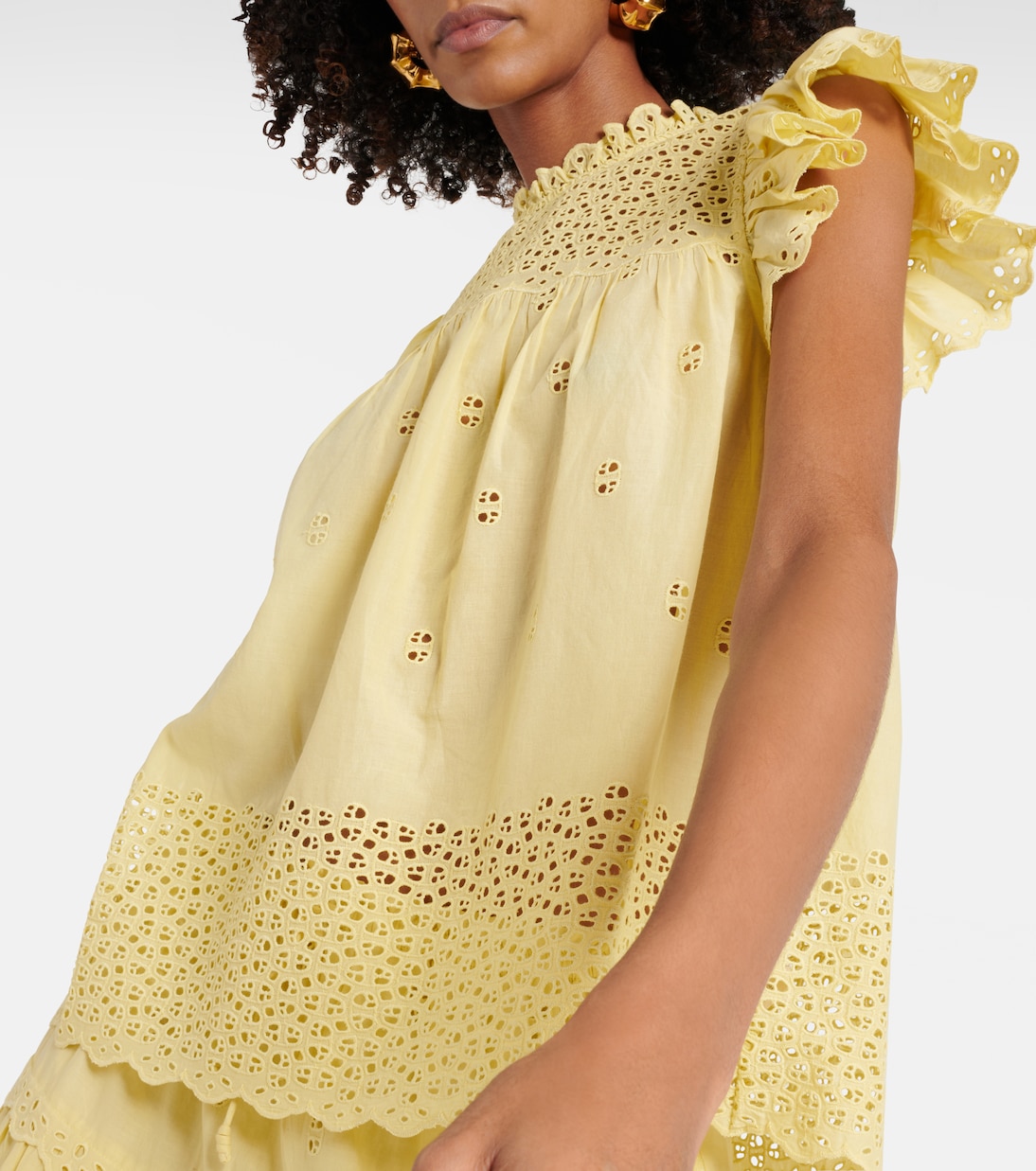 Top Kassi aus Baumwoll-Voile | Ulla Johnson