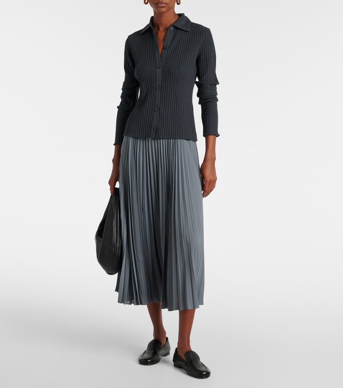 Polopullover aus Rippstrick | Vince