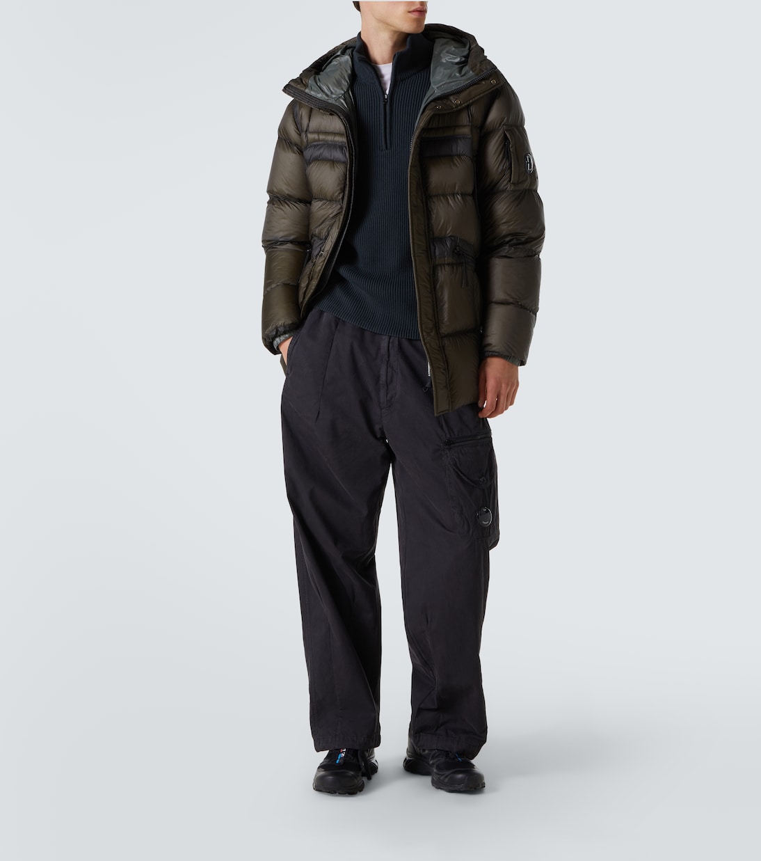 Lens ripstop down jacket | C.P. Company