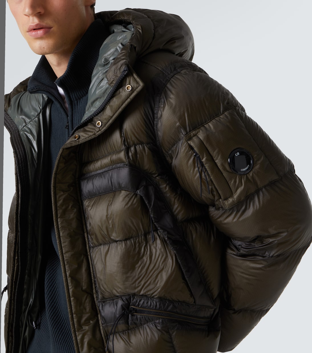 Lens ripstop down jacket | C.P. Company