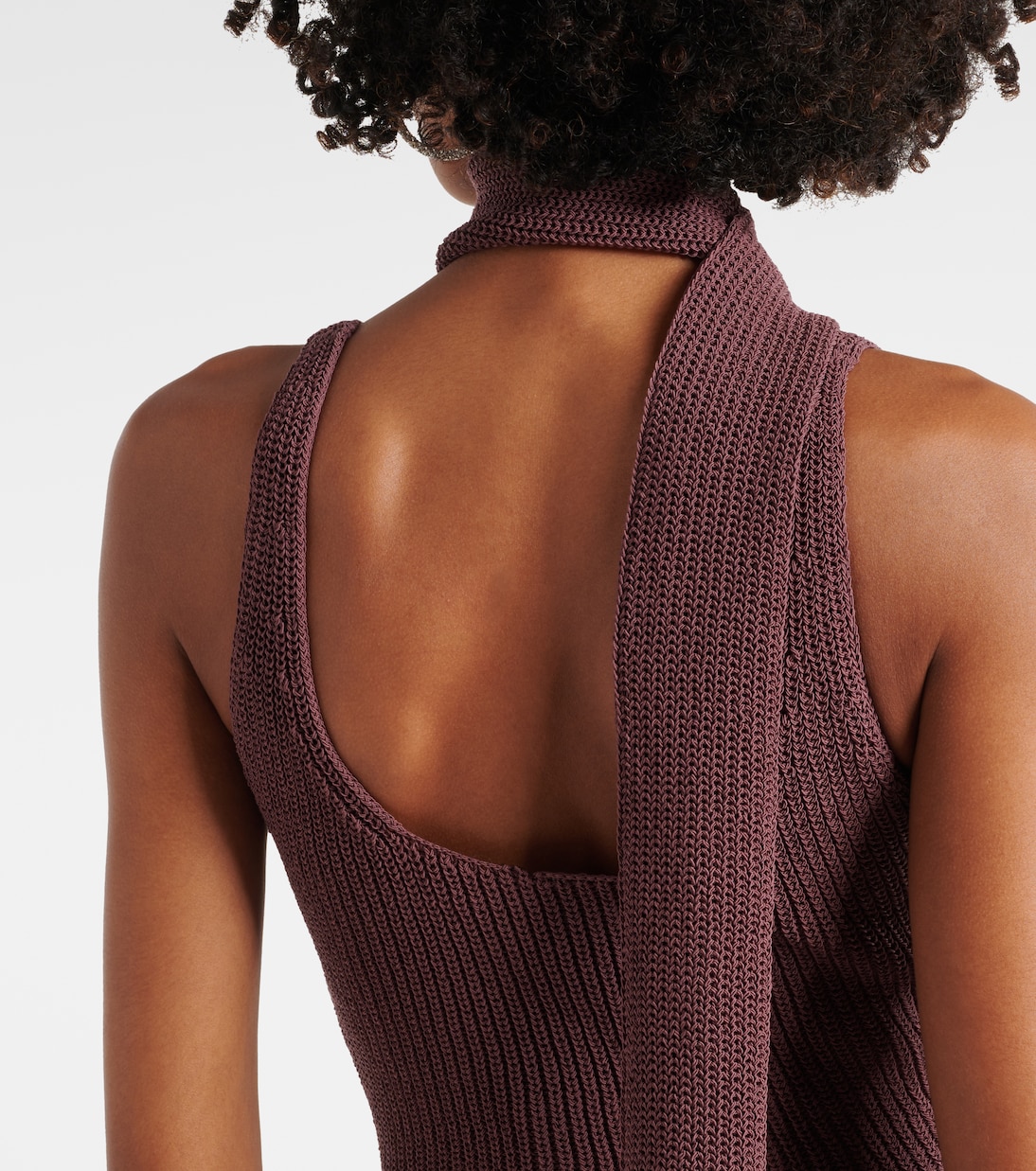 Robe longue en coton mélangé | Aya Muse