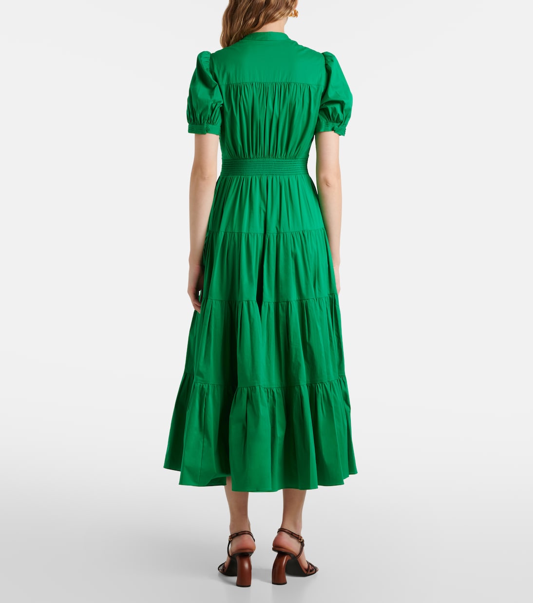 Robe longue Darby en coton mélangé | Diane von Furstenberg