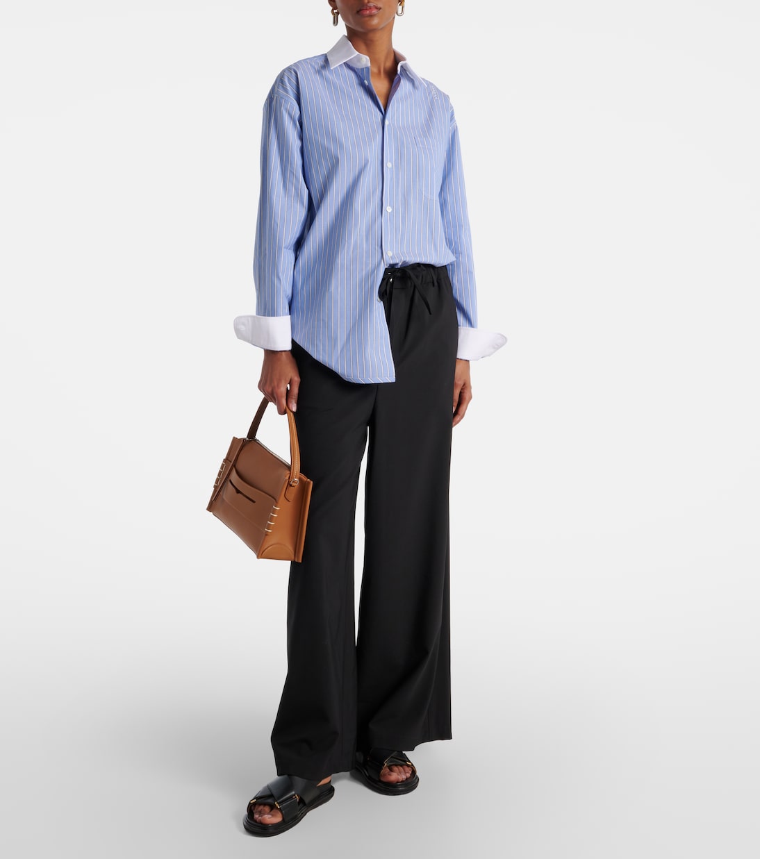 Pantalon ample à taille haute | Marni