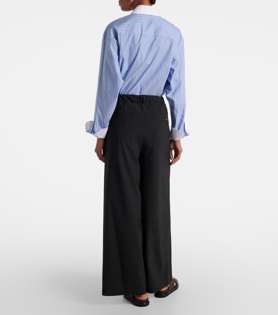 Pantalon ample à taille haute | Marni