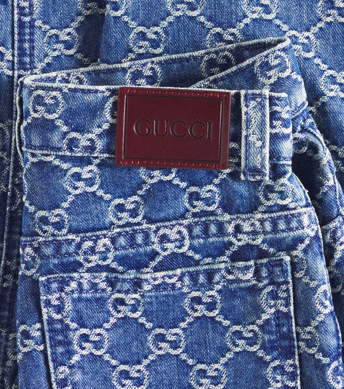 Bebé - jeans con GG en jacquard | Gucci Kids