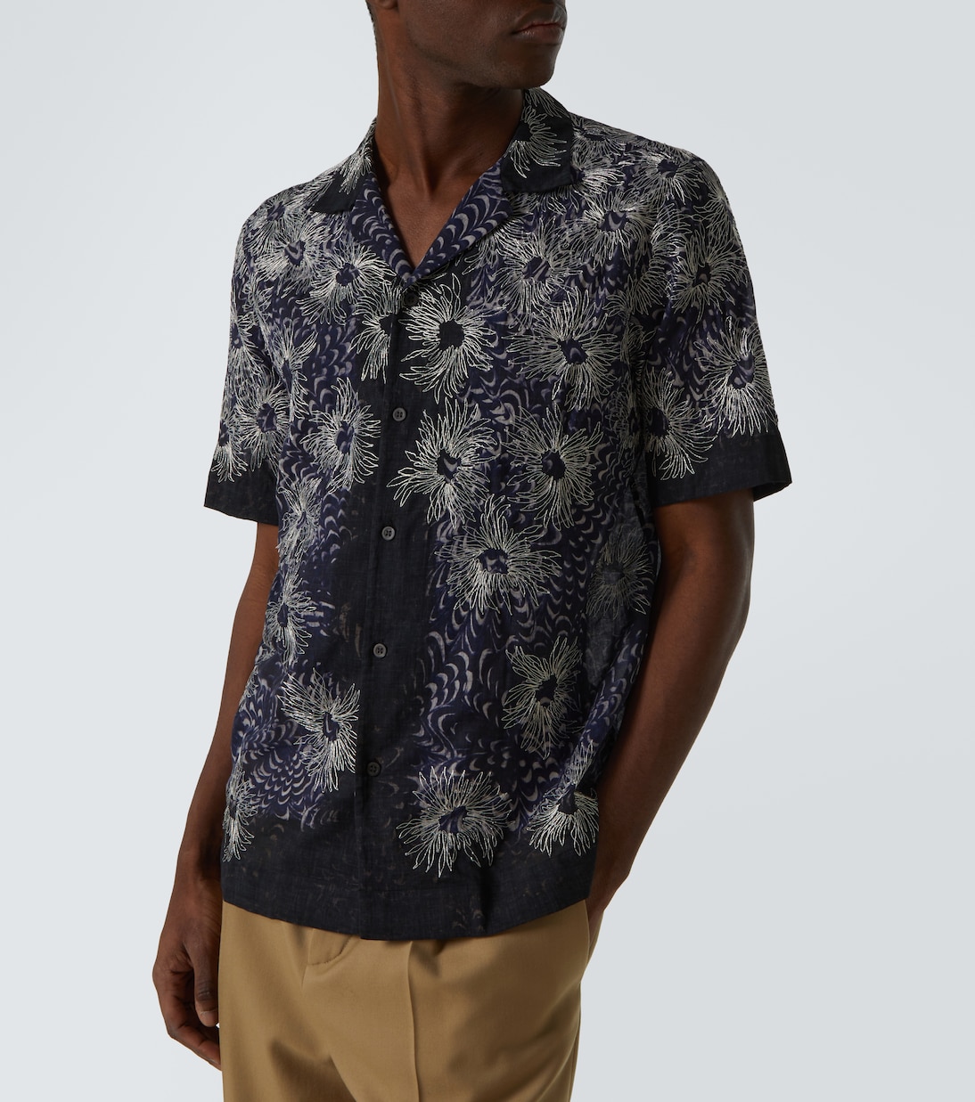 Besticktes Hemd aus Baumwolle | Dries Van Noten