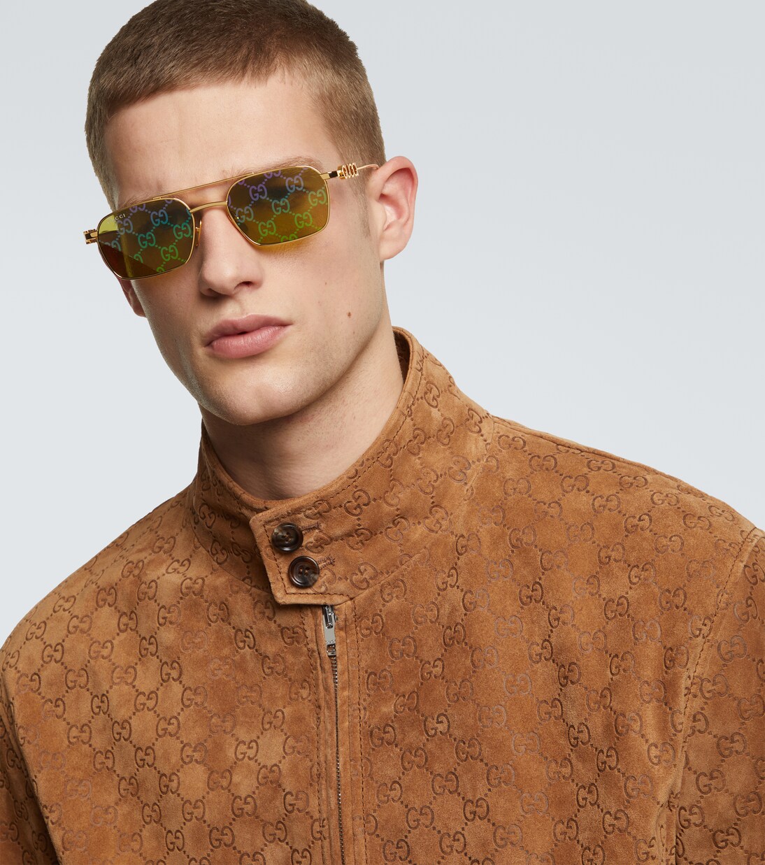 Eckige Sonnenbrille GG | Gucci