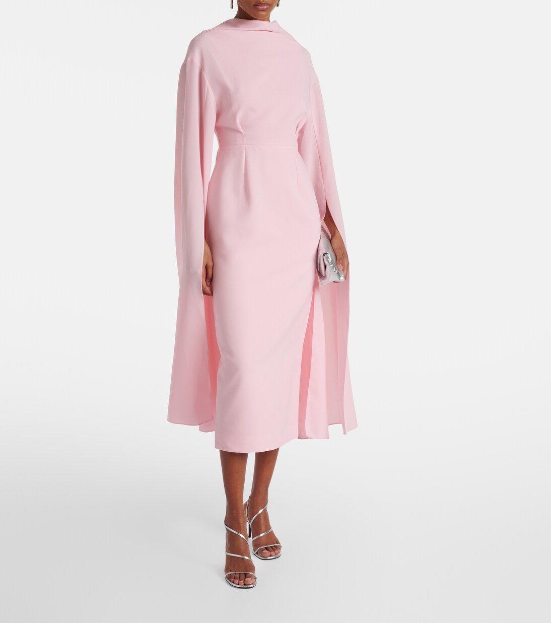 Robe midi Nour en crêpe | Roksanda