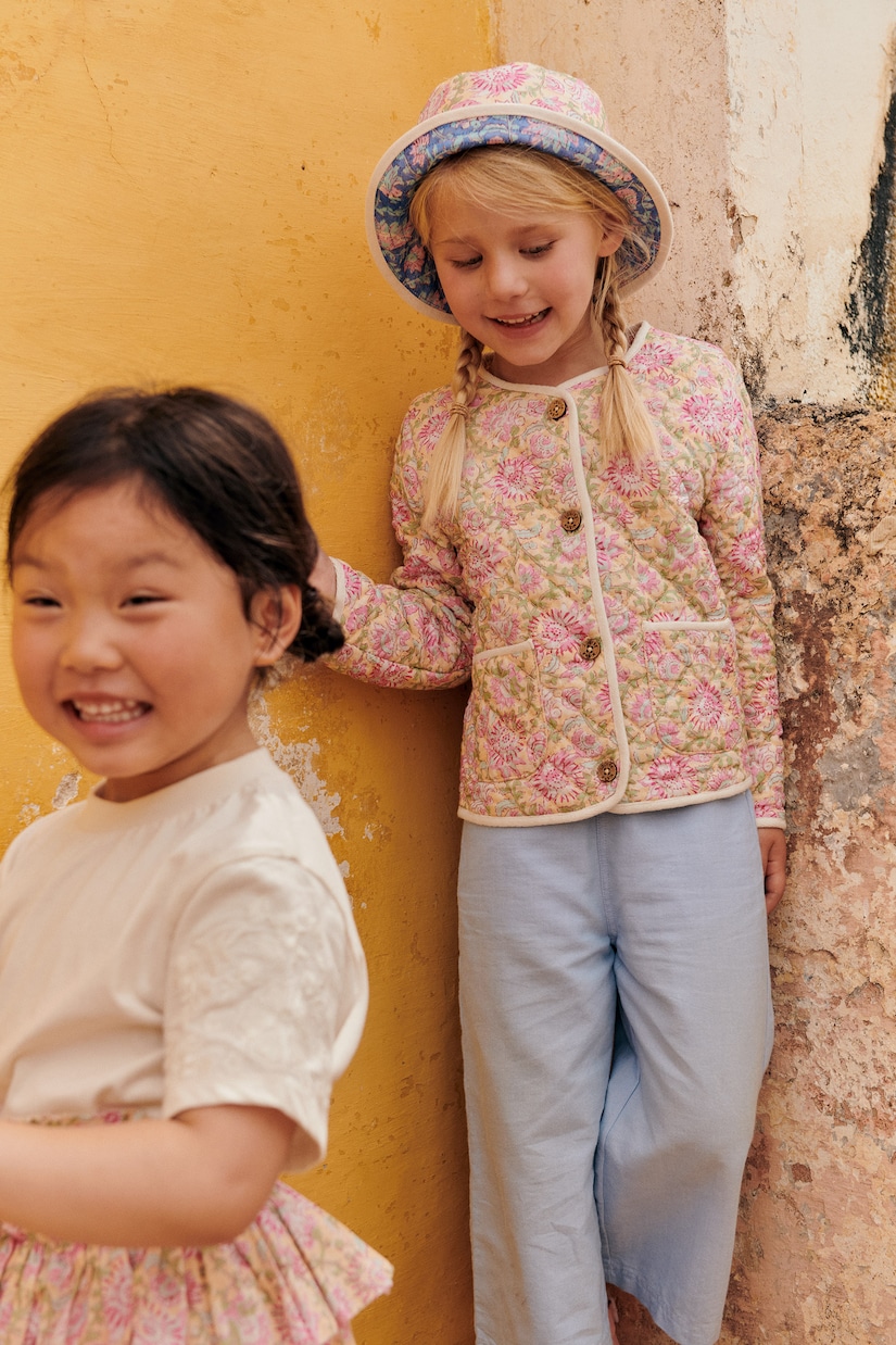 Bedruckte Jacke Astrid aus Baumwoll-Voile | Louise Misha