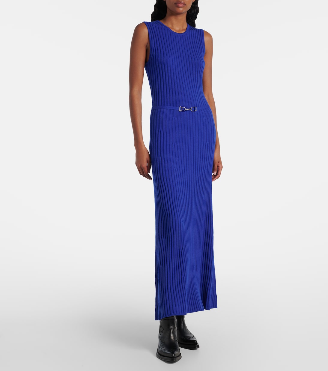 Vestido midi Meier de lana y cachemir | Gabriela Hearst