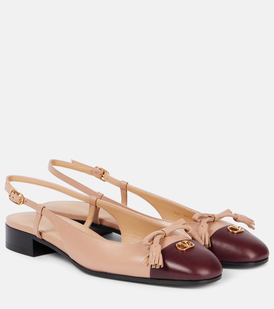 Valet Du Roi leather slingback flats | Valentino Garavani