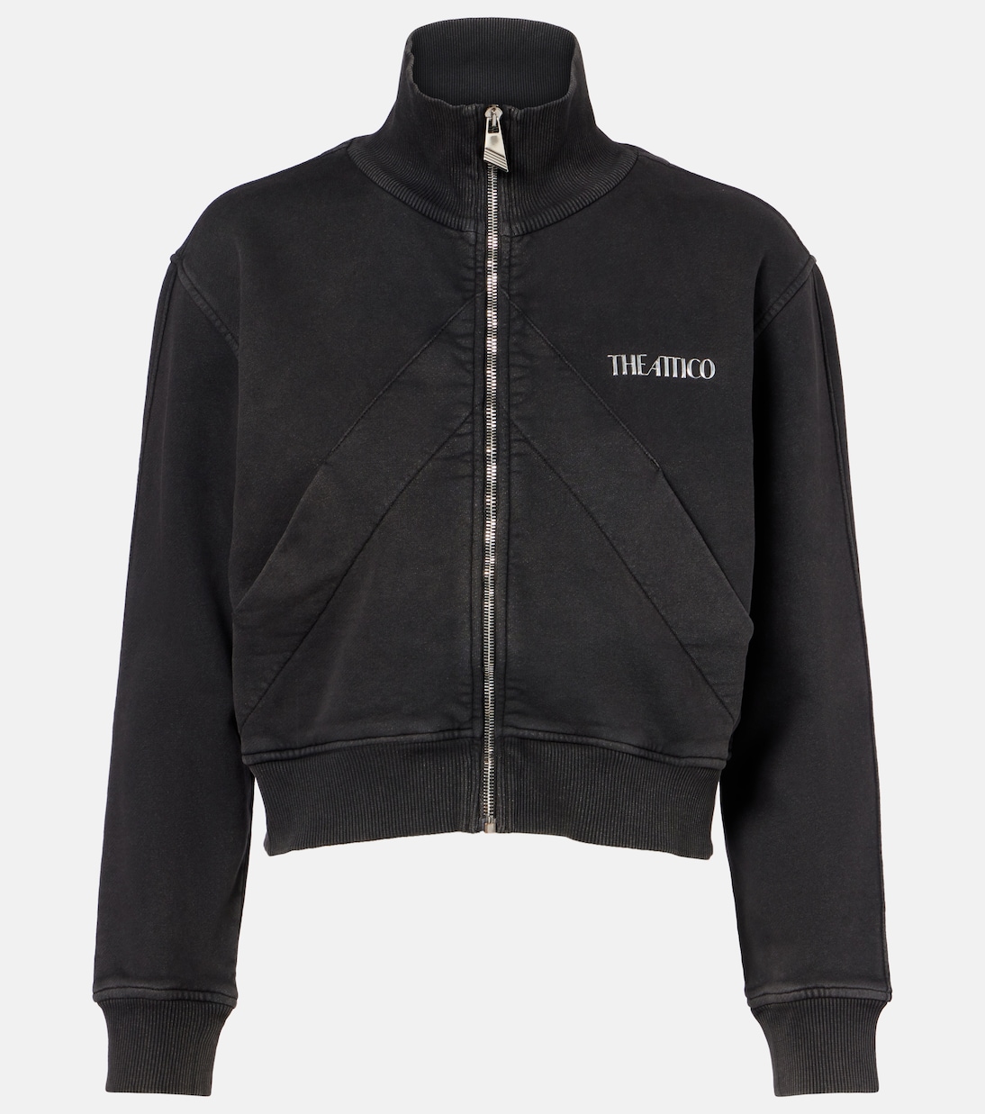 Sudadera cropped de algodón | The Attico