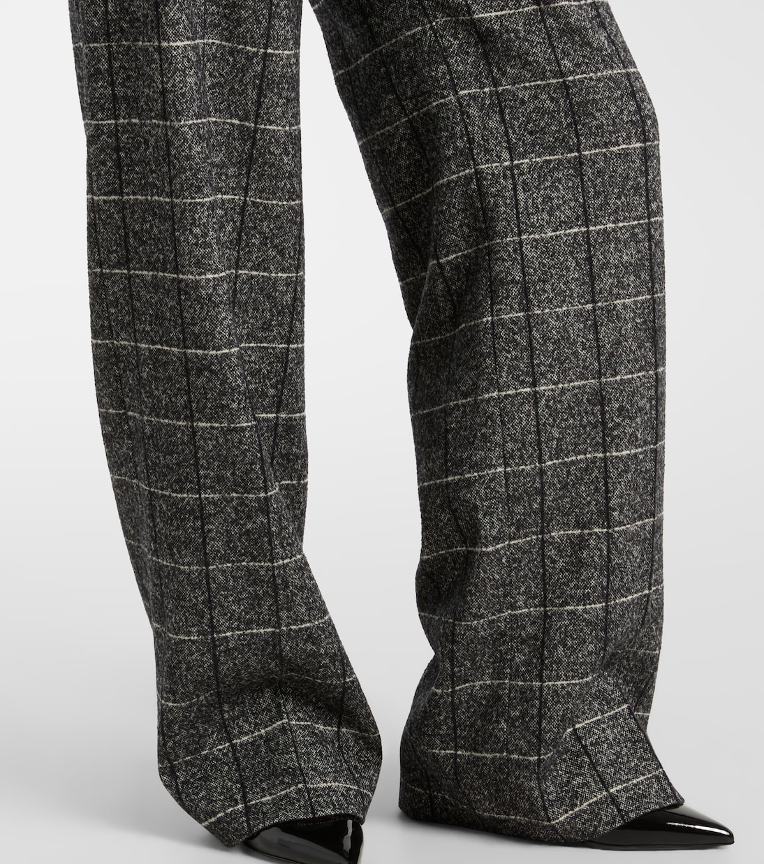 High-rise wool-blend wide-leg pants | Dolce&Gabbana