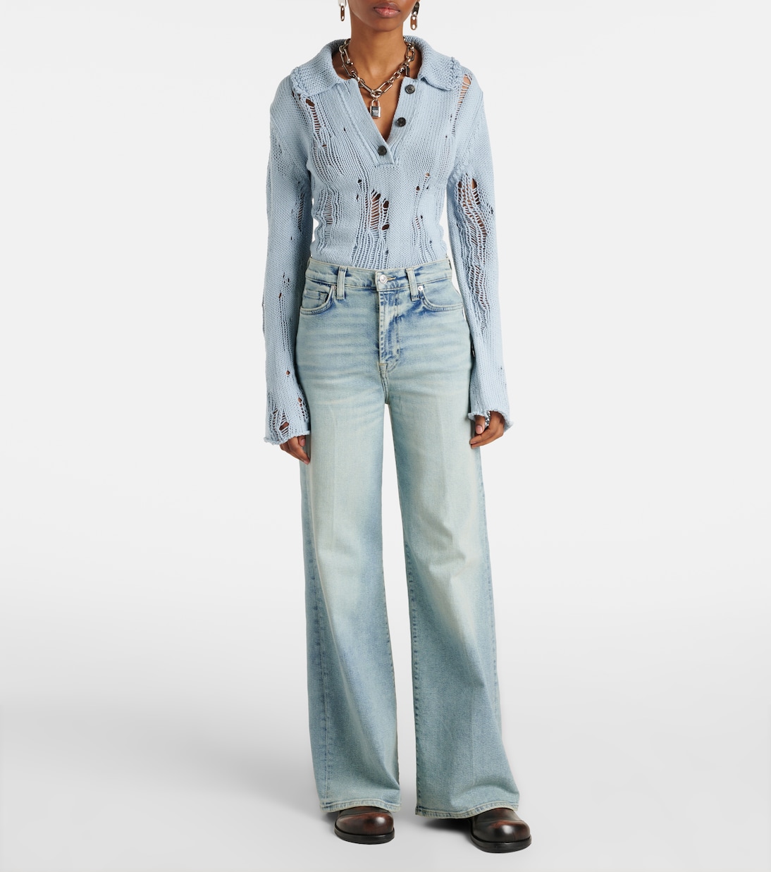 Jeans flared Jo a vita bassa | 7 For All Mankind