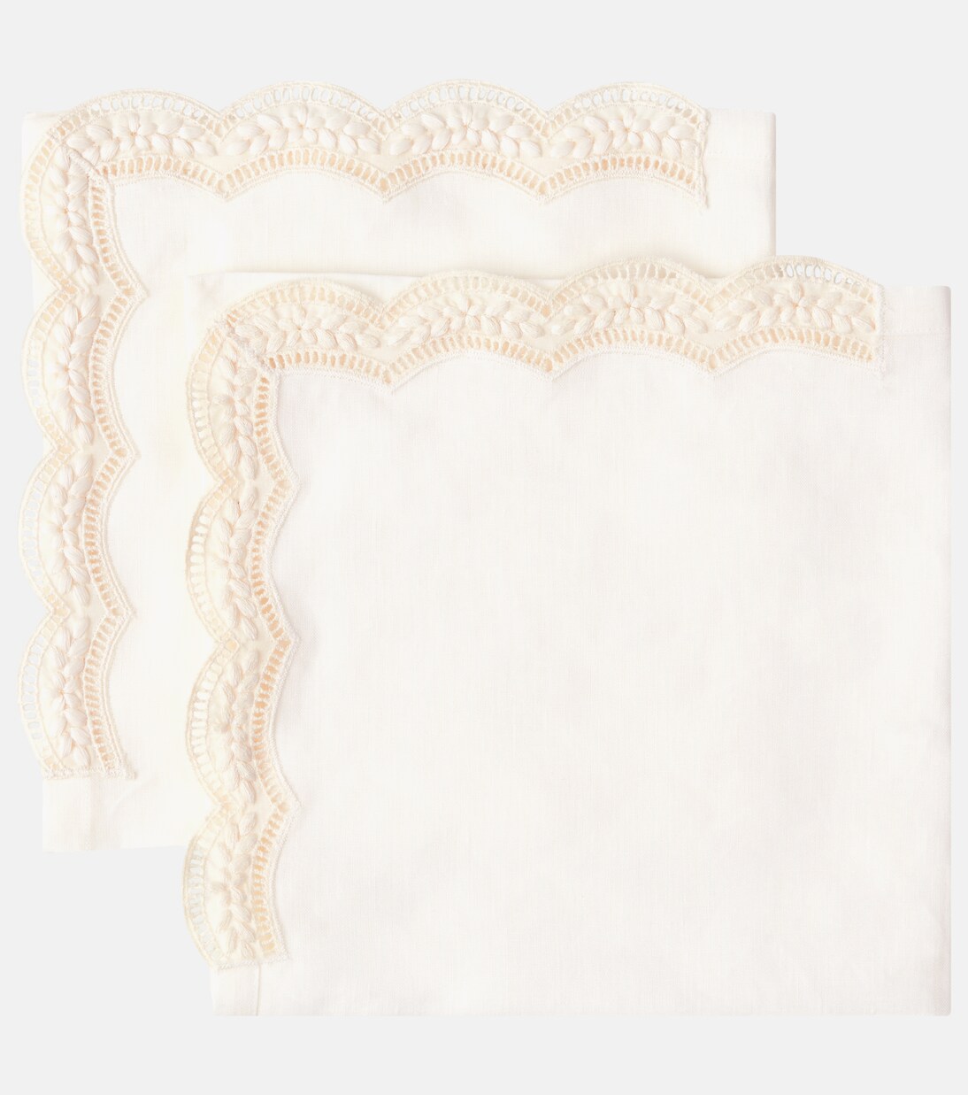 Servilleta Emilia de lino bordada | Cabana