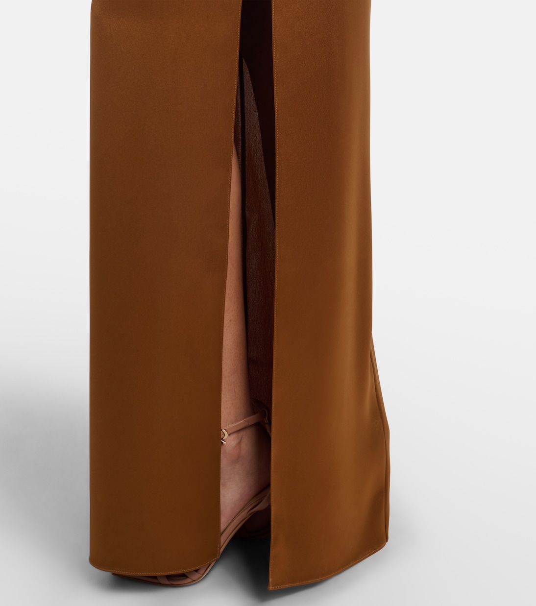 Robe aus Satin | Galvan