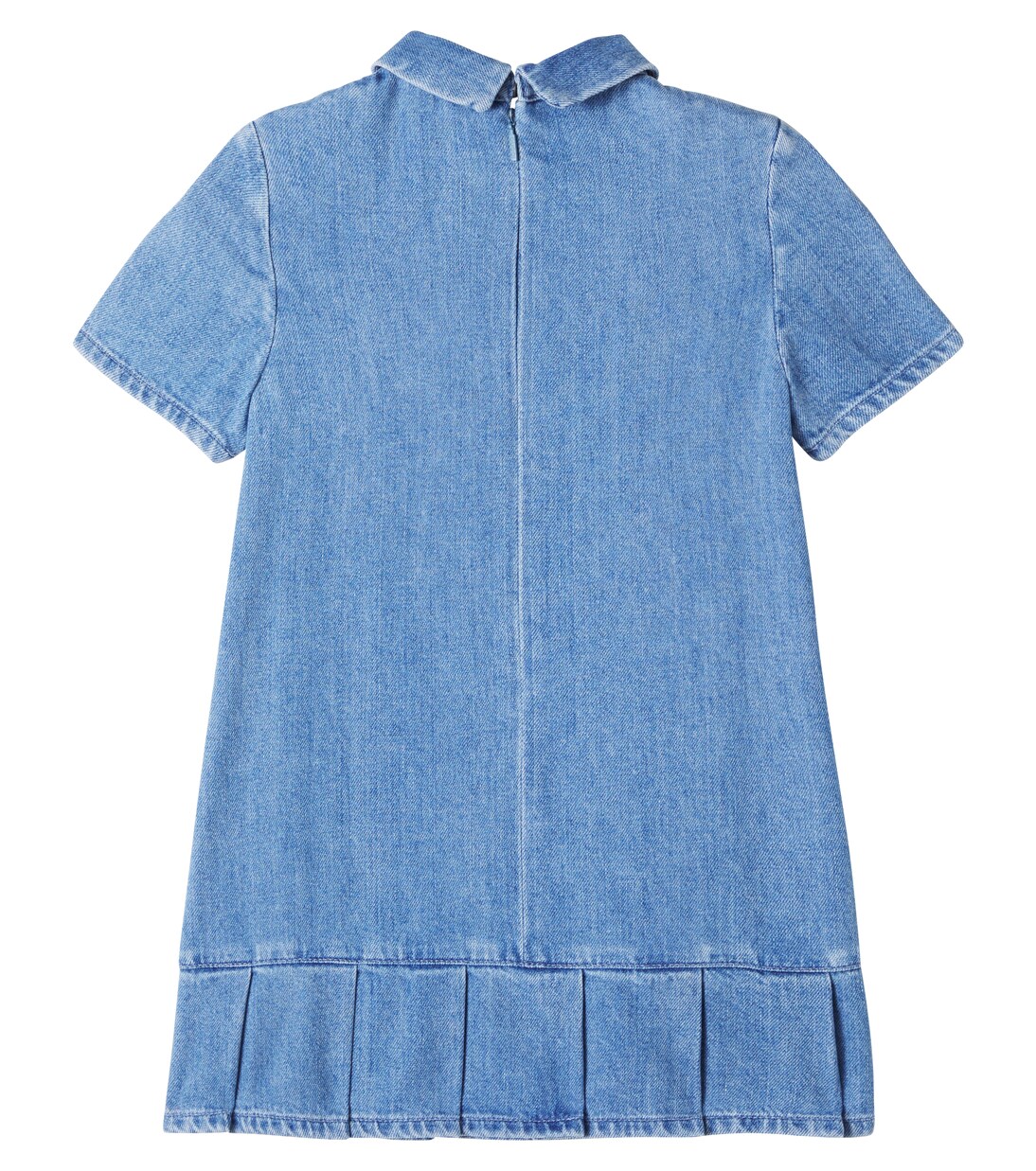 Horsebit Web Stripe denim dress | Gucci Kids
