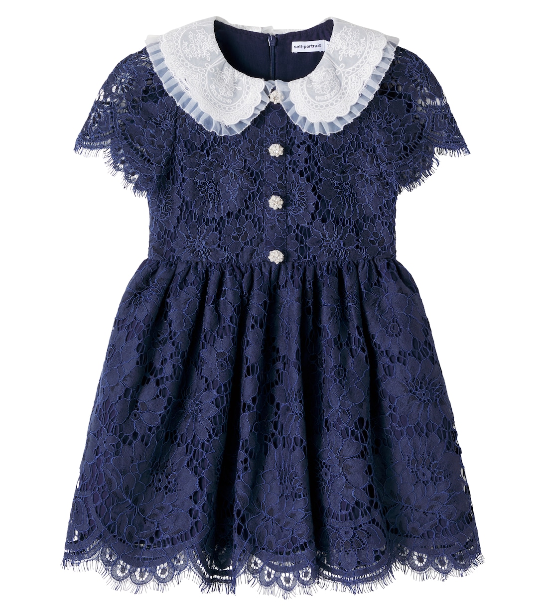 Verziertes Kleid aus Spitze | Self-Portrait Kids