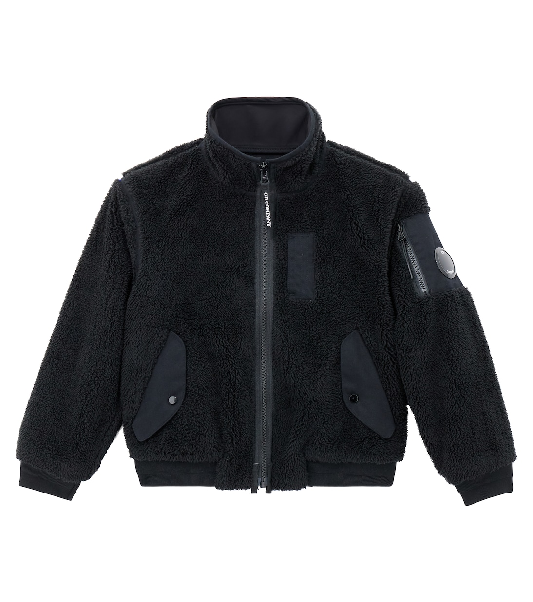 Lens teddy fleece jacket | C.P. Company Kids