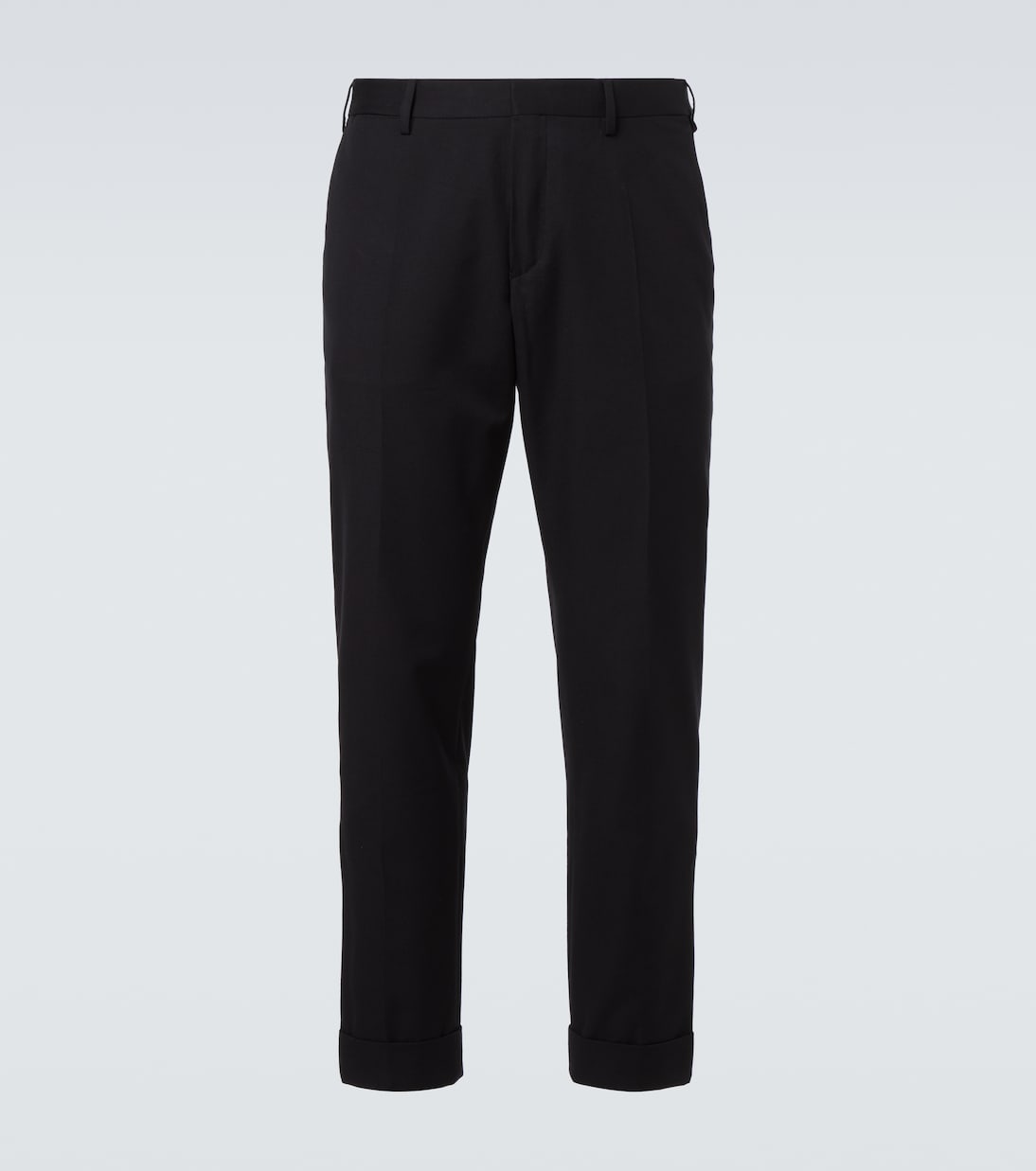 Pantalon droit en coton et laine  | Dries Van Noten