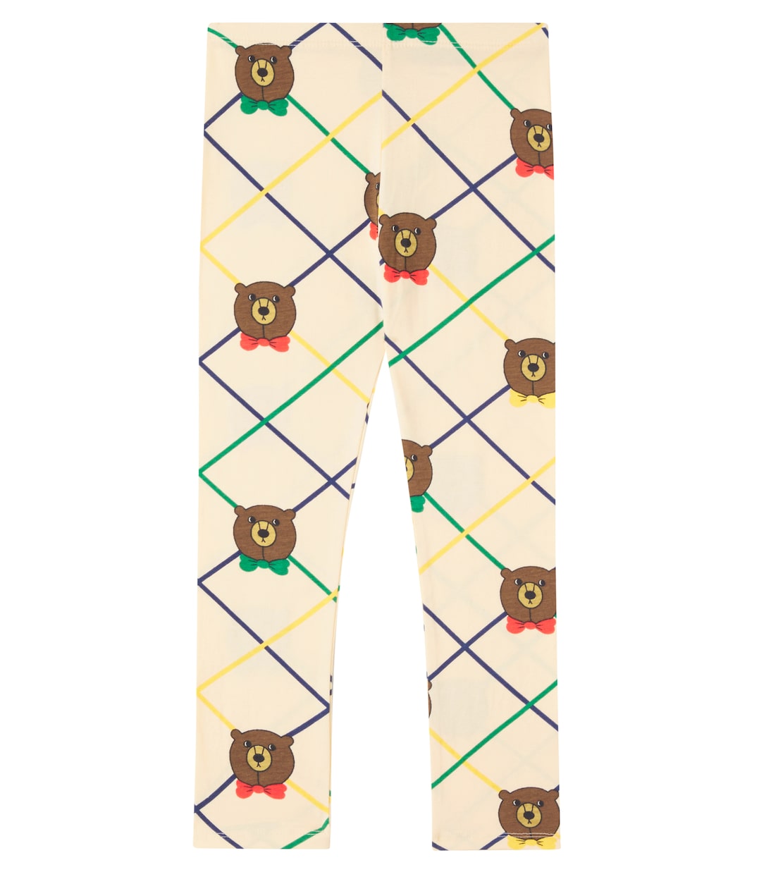 Printed cotton-blend jersey leggings | Mini Rodini