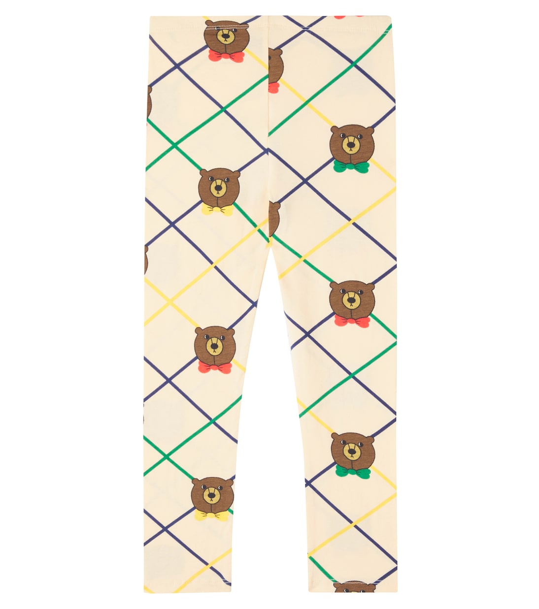 Printed cotton-blend jersey leggings | Mini Rodini