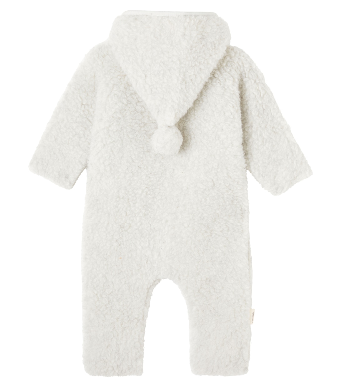 Baby hooded wool onesie | Binibamba