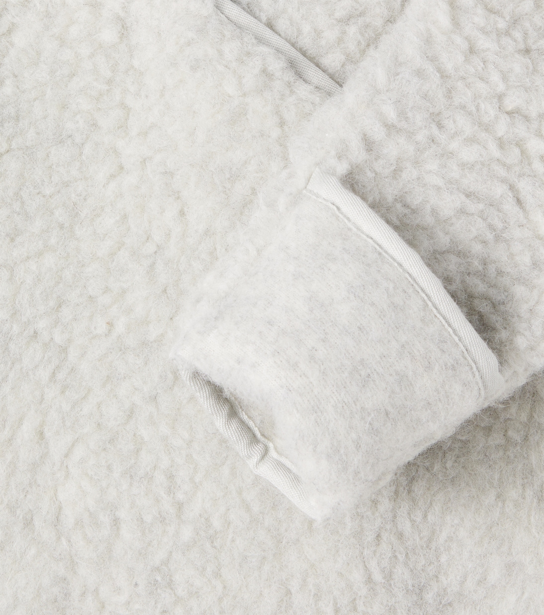 Baby hooded wool onesie | Binibamba