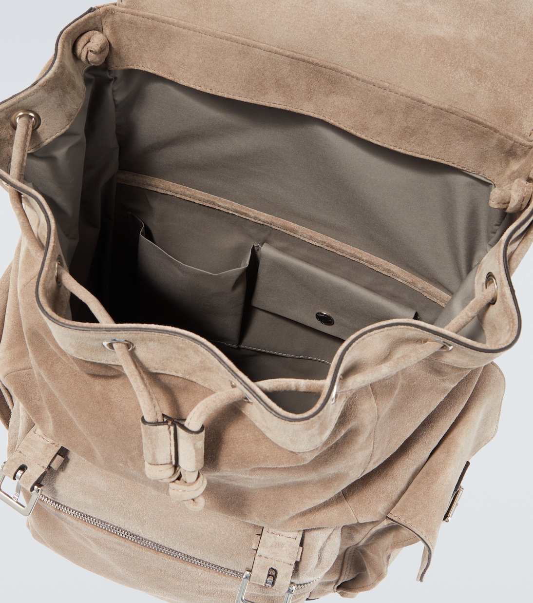 Sac à dos en daim  | Brunello Cucinelli