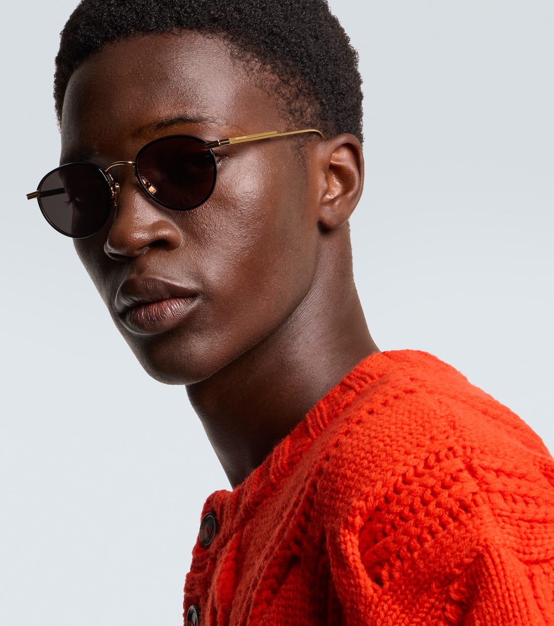 Lunettes de soleil Light Ribbon rondes | Bottega Veneta