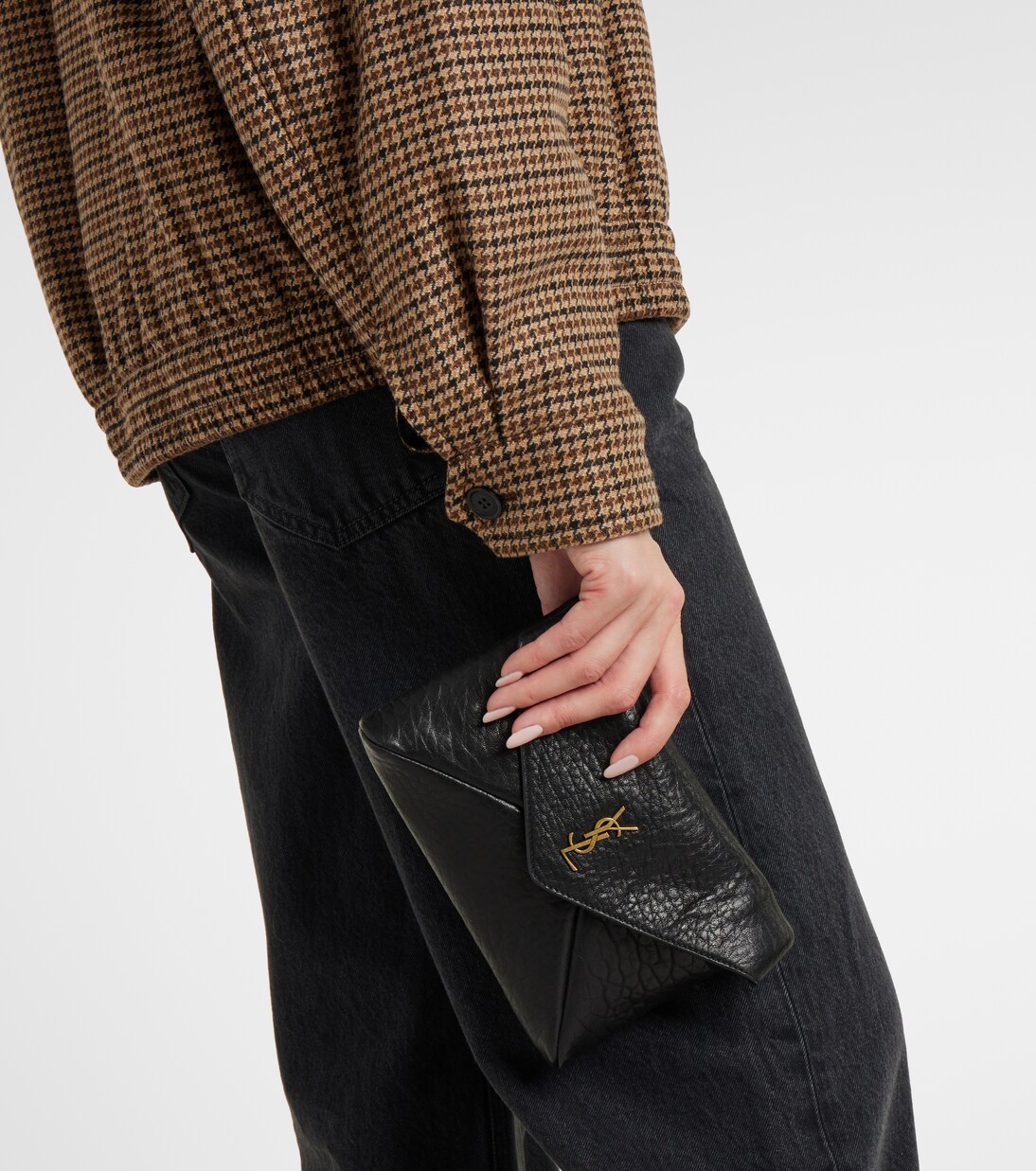 Cassandre leather shoulder bag | Saint Laurent