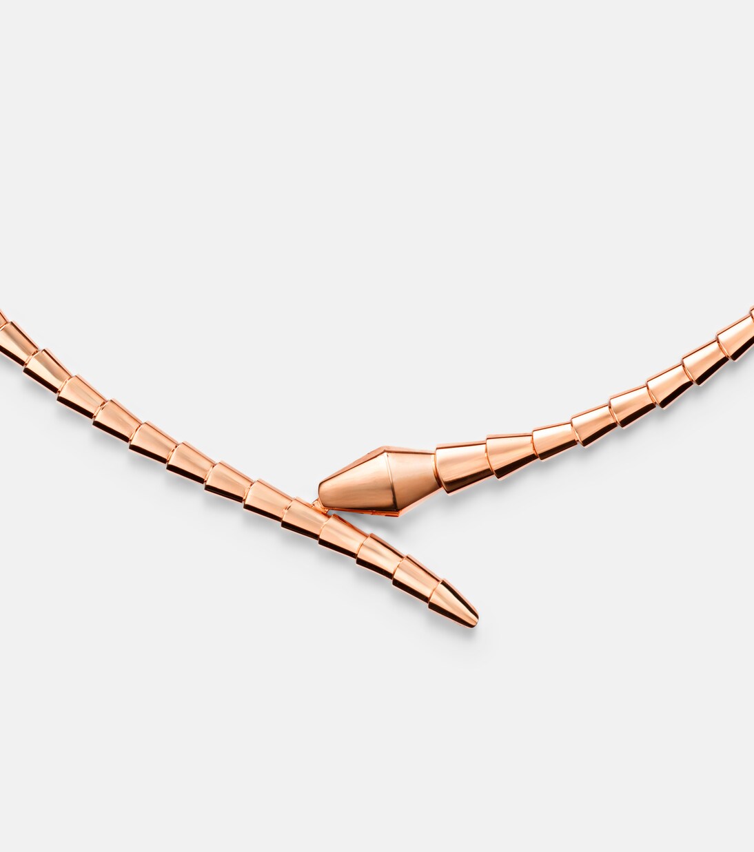 Serpenti Viper 18kt rose gold necklace | Bvlgari