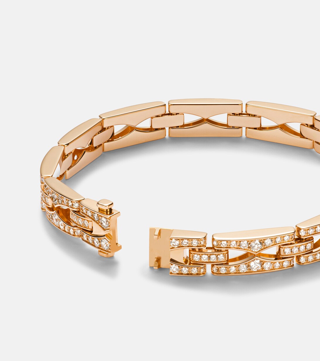 Armband B.zero1 aus 18kt Roségold (750/1000) mit Diamanten | Bvlgari