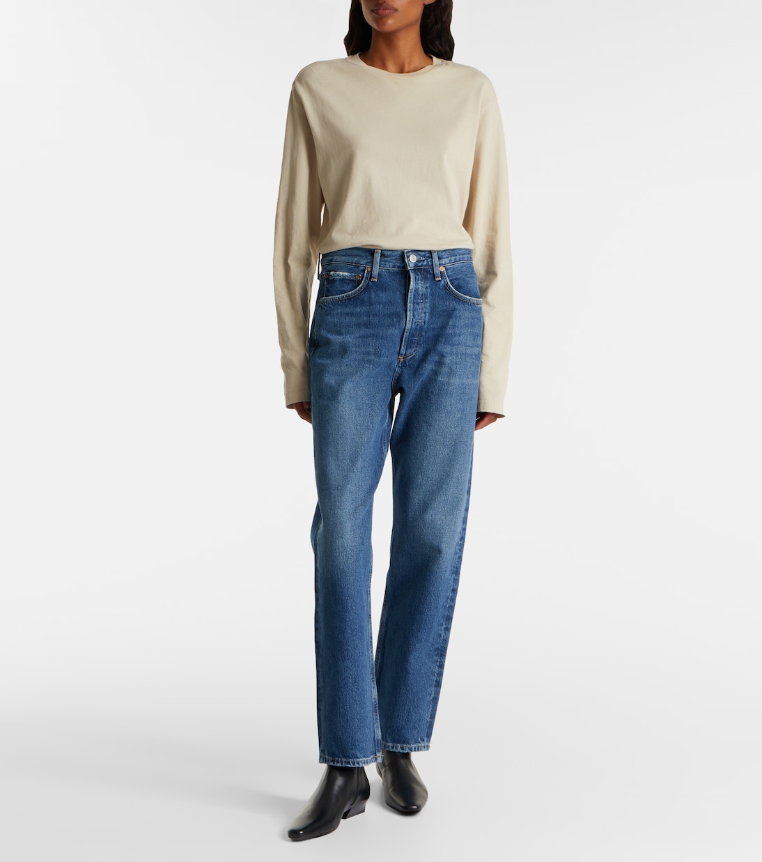 Mid-Rise Straight Jeans ’90s | Agolde