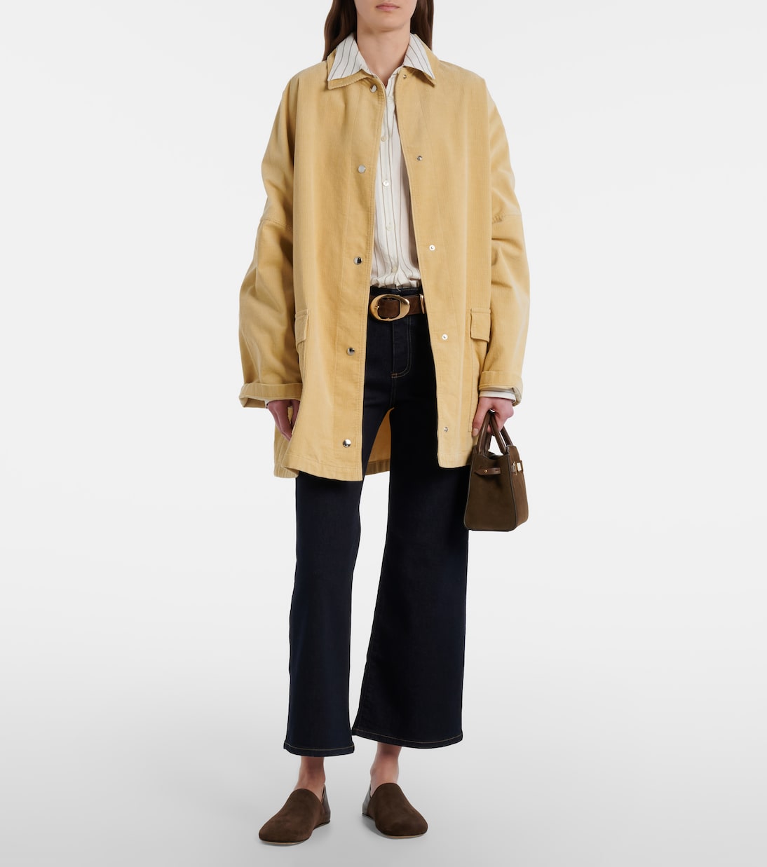 Hudson Small suede top-handle bag | DeMellier