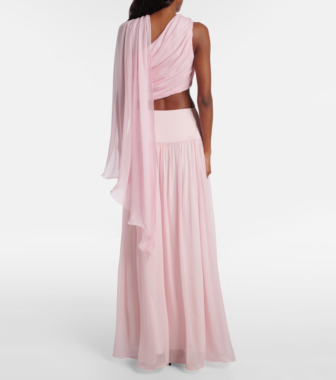 High-Rise-Maxirock Solene aus Mesh | Posse