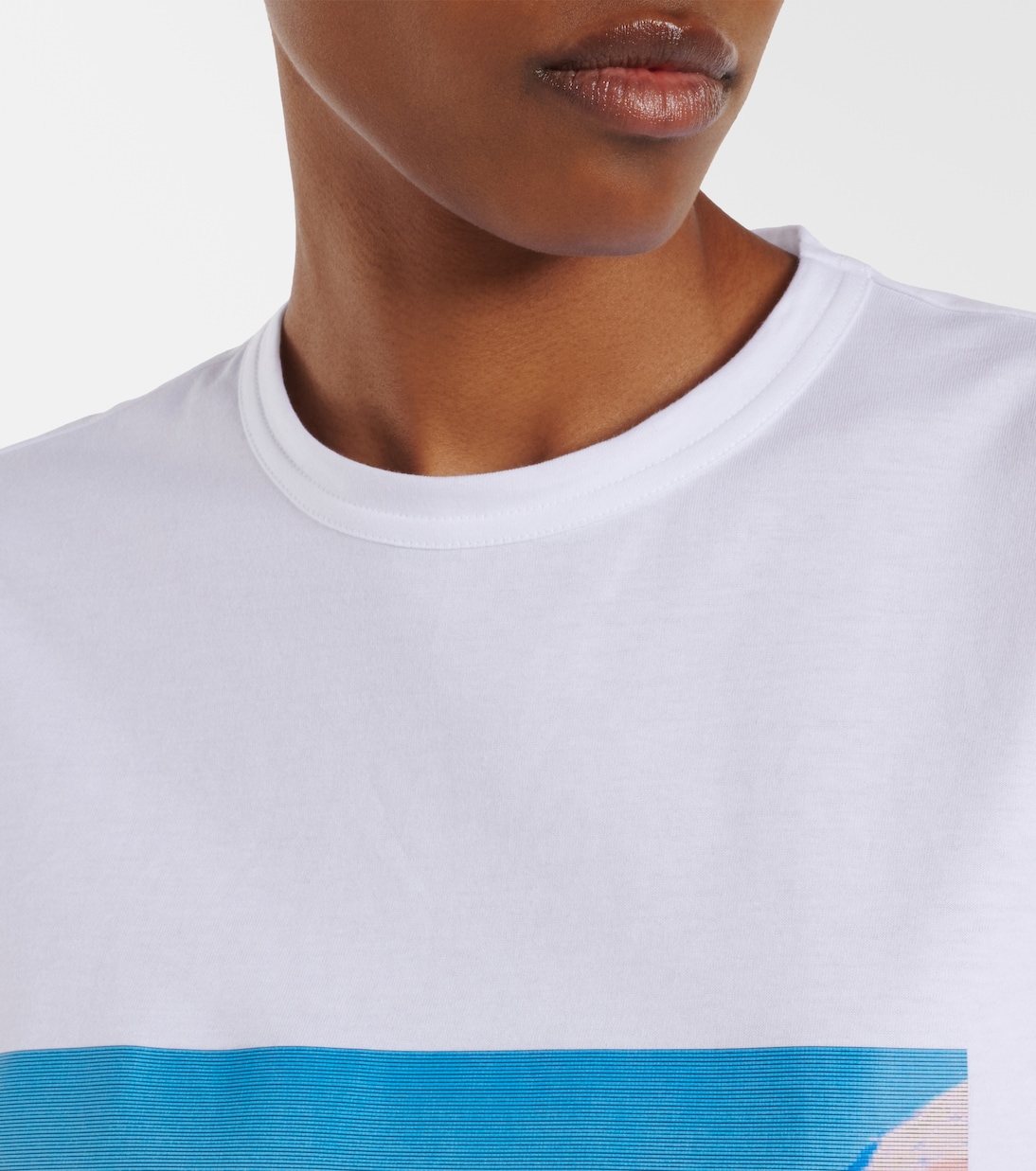 Printed cotton jersey T-shirt | Plan C