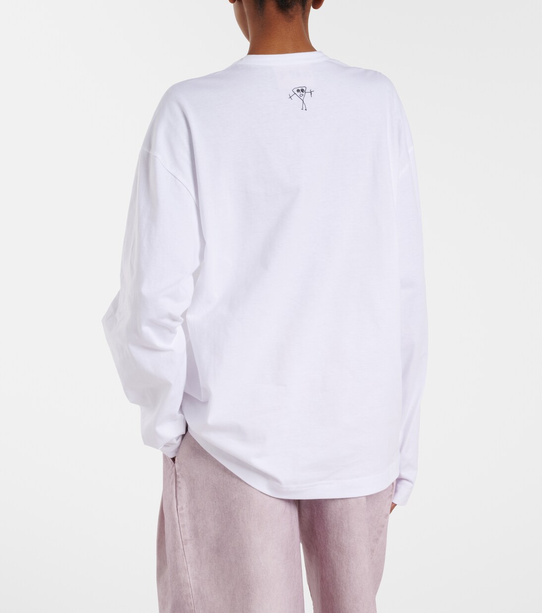 Printed cotton jersey T-shirt | Plan C