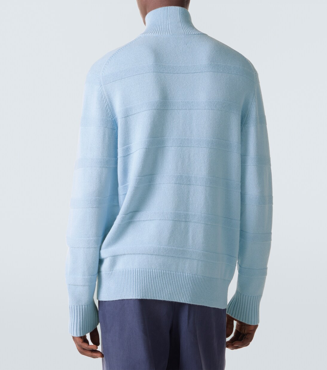 Cotton and cashmere turtleneck sweater | Allude