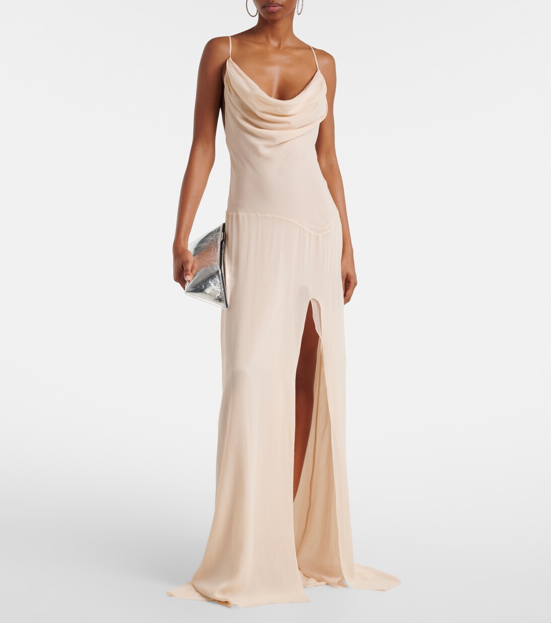 Georgette maxi dress | Blumarine