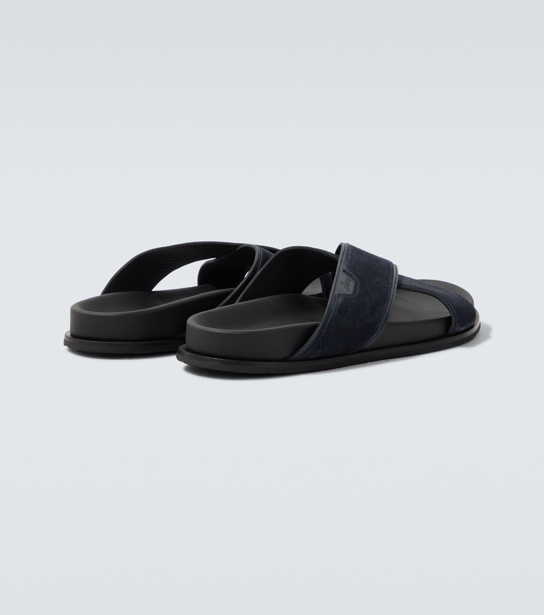 Sandalen aus Veloursleder und Leder | Brioni