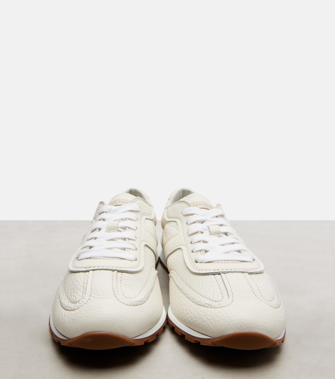 Leather sneakers | Brunello Cucinelli