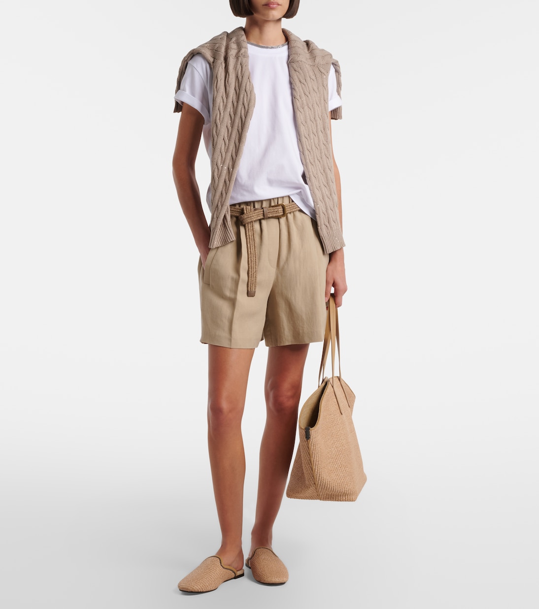 Cotton-blend T-shirt | Brunello Cucinelli