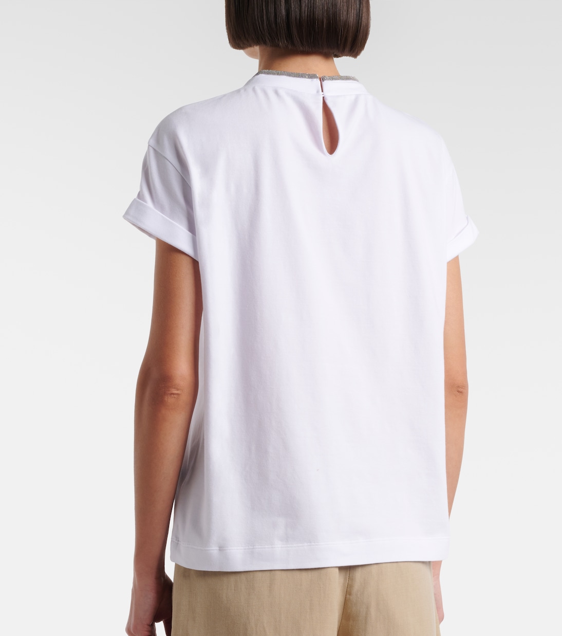 Cotton-blend T-shirt | Brunello Cucinelli